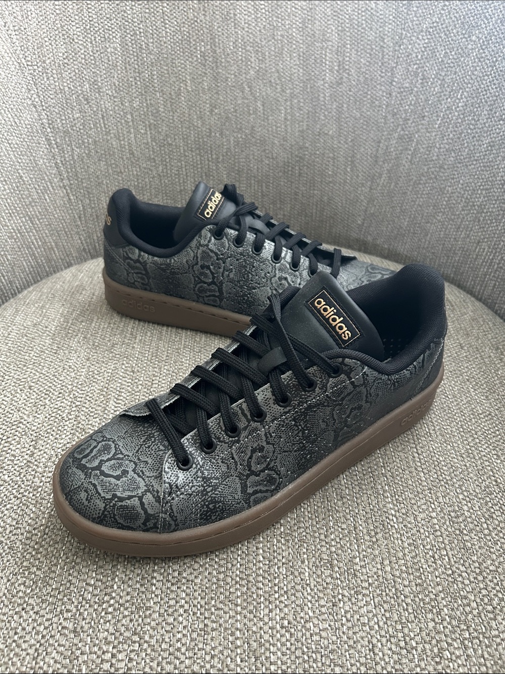 Adidas Women's Advantage "Snakeskin” Sneakers